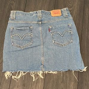 Levi’s denim mini skirt